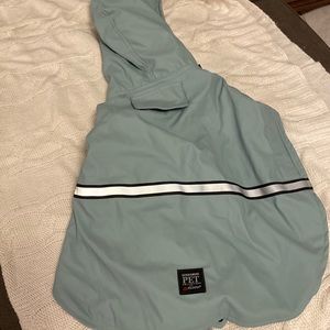 Dog coat. New with tags. Light blue/green